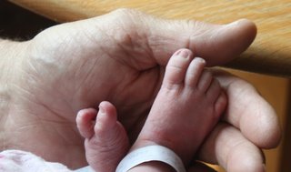 Photo of Leah's feet.