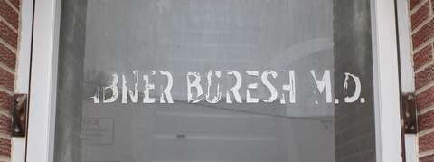 Photo of door to Dr. Buresh's office