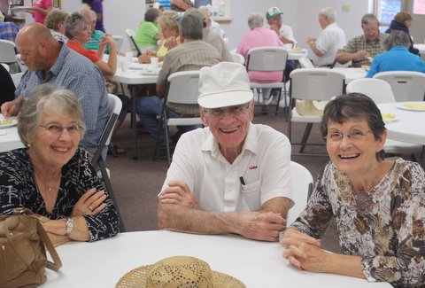 Photo of Pat, Bill, Marian Kay