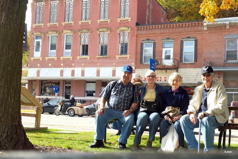 Photo of Gary, Sarah, Pat, Keith in McGregor, IA.
